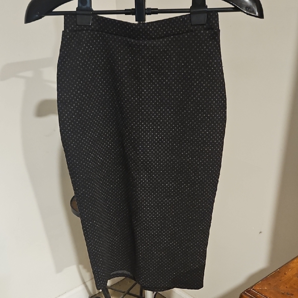 Free People Black Midi Pencil Skirt for Cocktail